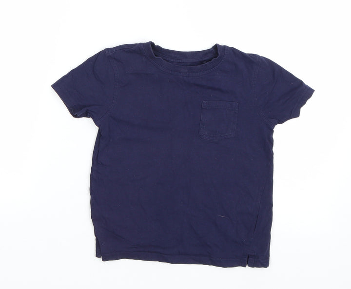 George Boys Blue   Basic T-Shirt Size 4-5 Years