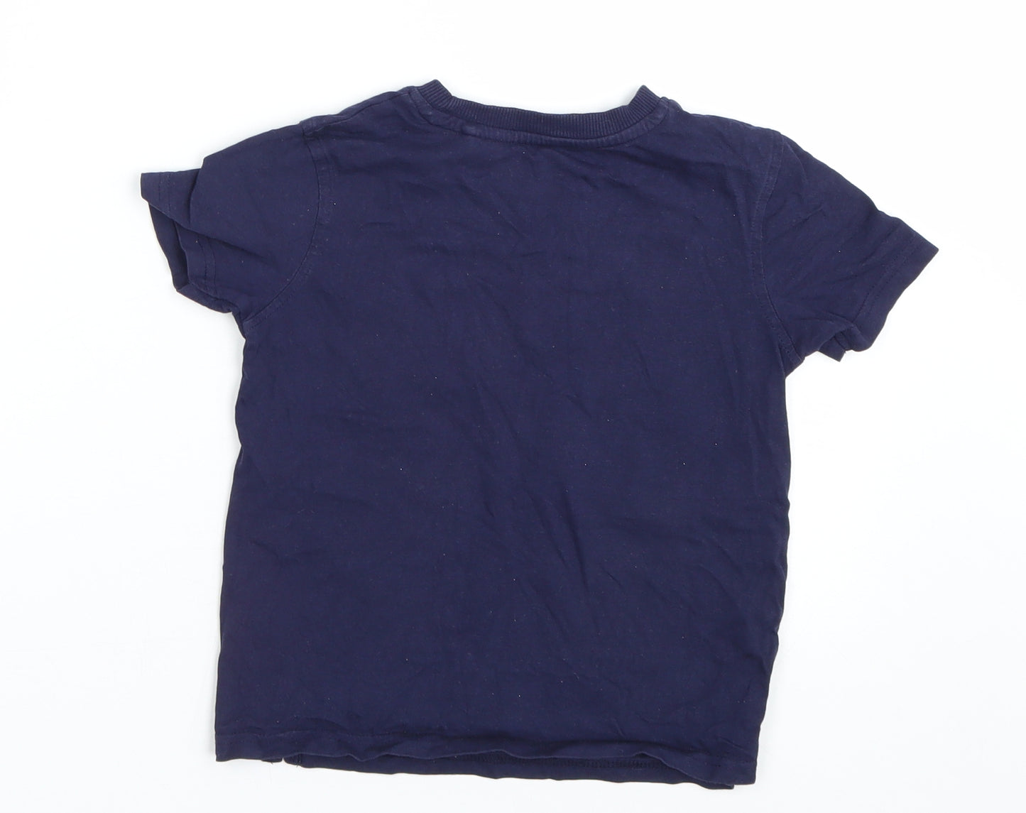 George Boys Blue   Basic T-Shirt Size 4-5 Years