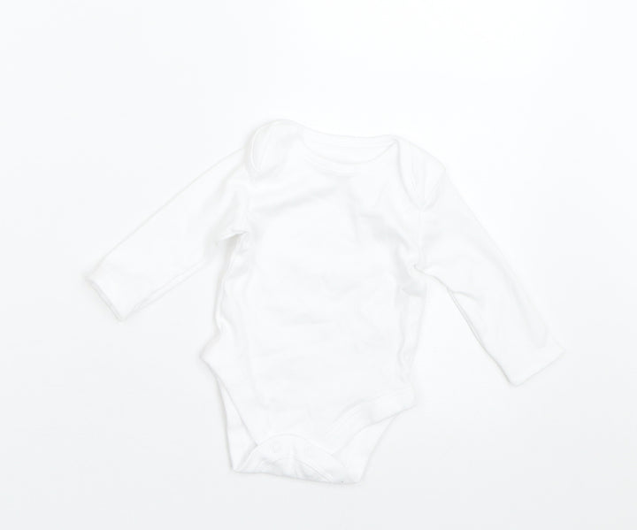 George Baby White   Basic T-Shirt Size 0-3 Months