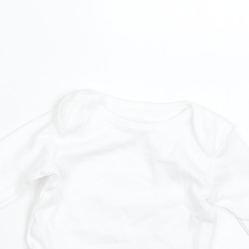 George Baby White   Basic T-Shirt Size 0-3 Months