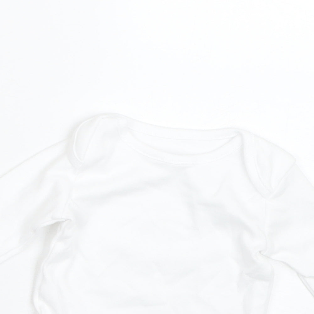 George Baby White   Basic T-Shirt Size 0-3 Months