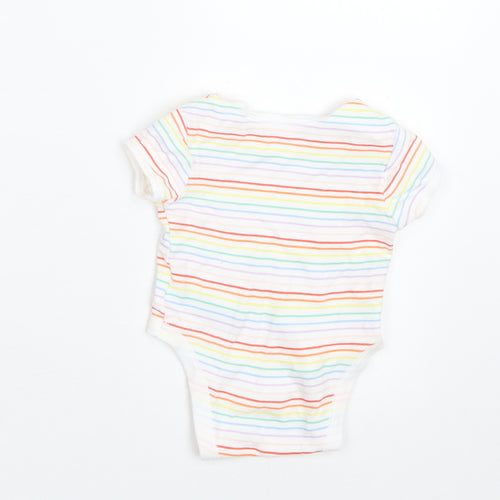 Primark Baby Multicoloured Striped  Basic T-Shirt Size 0-3 Months