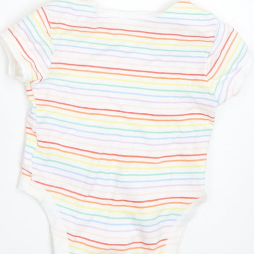 Primark Baby Multicoloured Striped  Basic T-Shirt Size 0-3 Months
