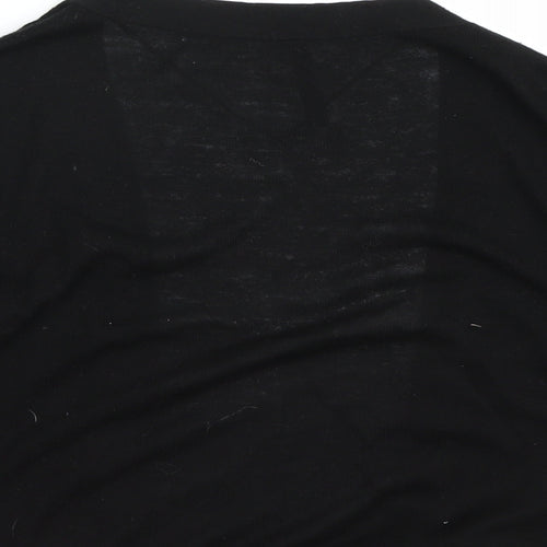 Woolworths Womens Black   Cape Jumper Size L