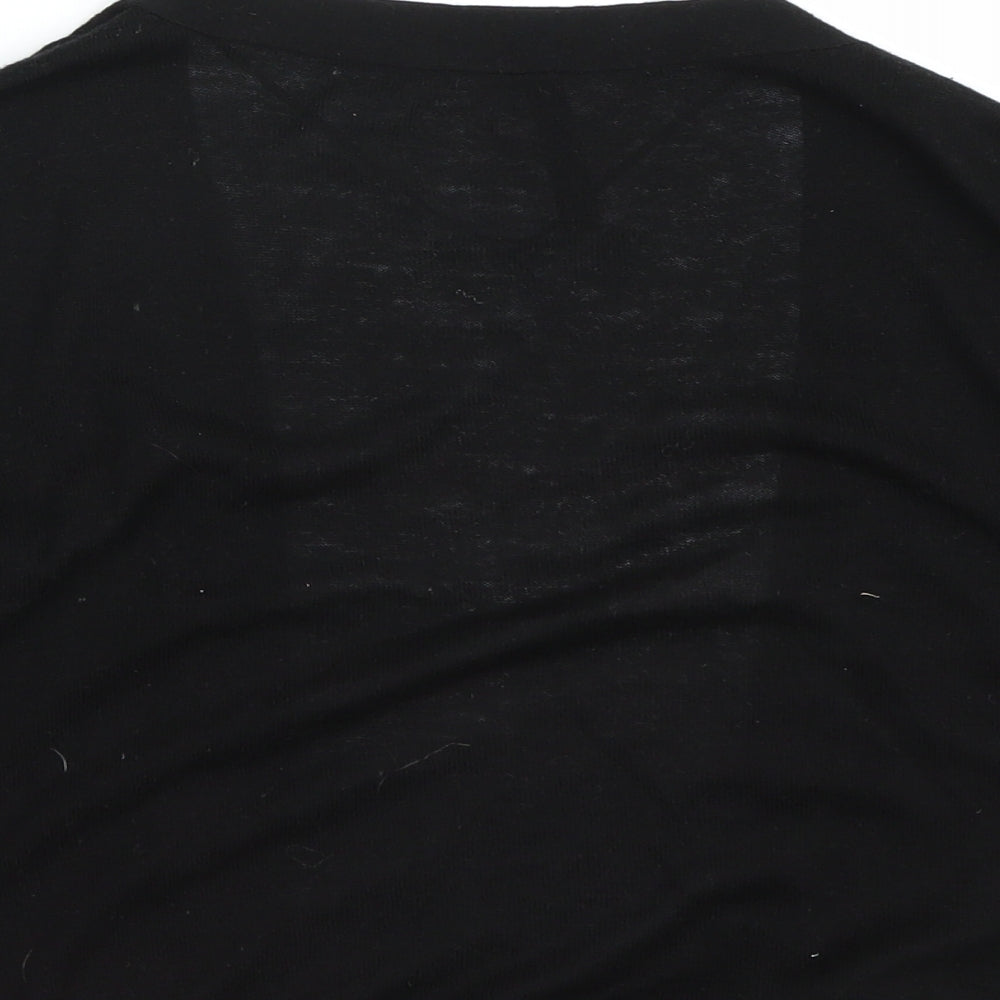 Woolworths Womens Black   Cape Jumper Size L