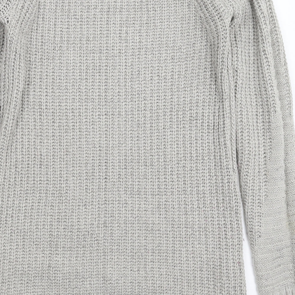 F&F Womens Grey  Knit Jumper Dress  Size 12