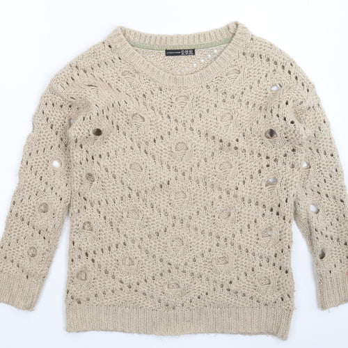 Atmosphere Womens Grey  Knit Pullover Jumper Size 8