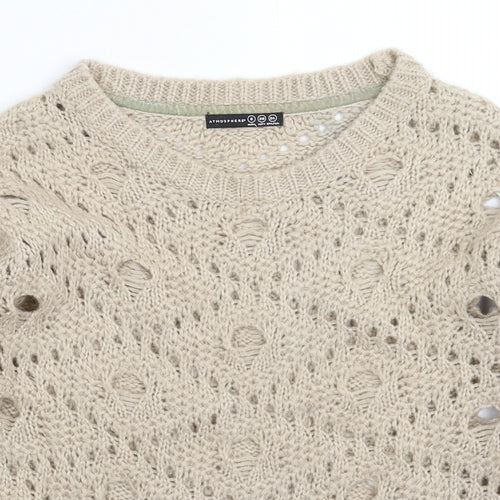 Atmosphere Womens Grey  Knit Pullover Jumper Size 8