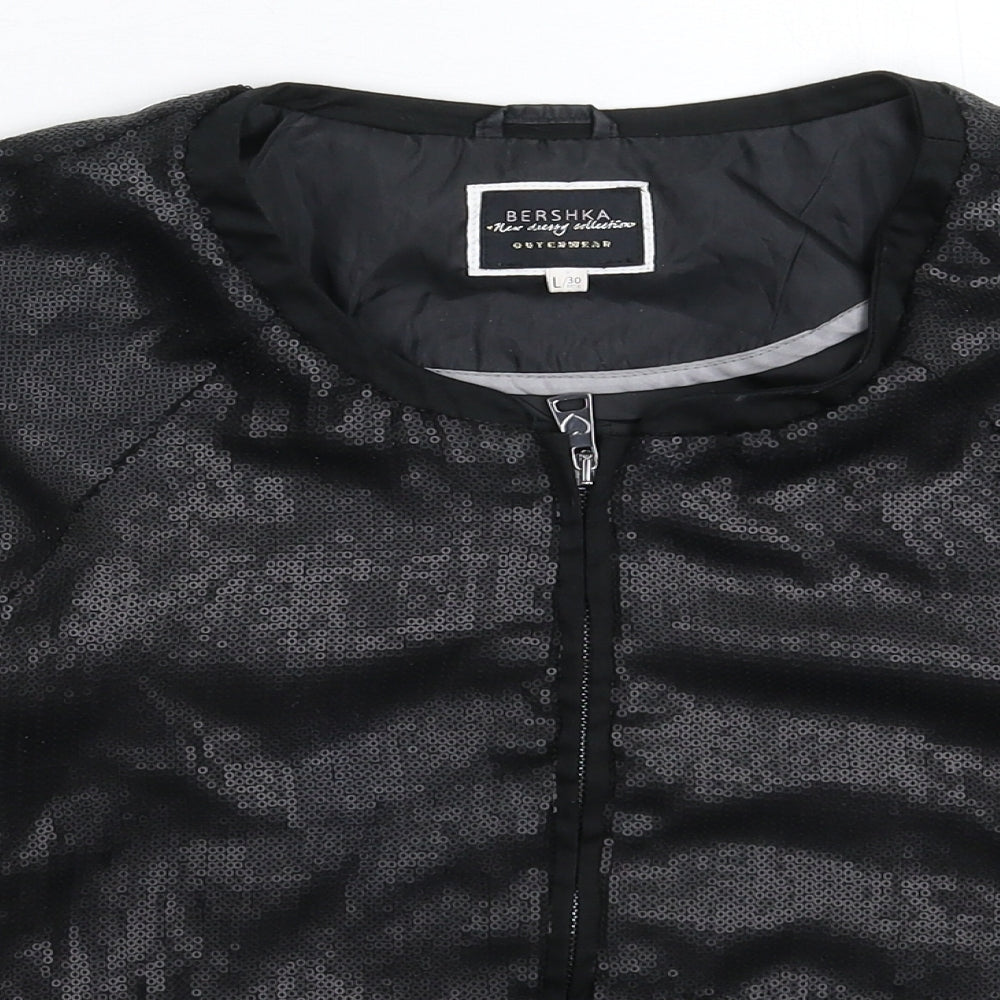 Bershka Womens Black   Jacket  Size L