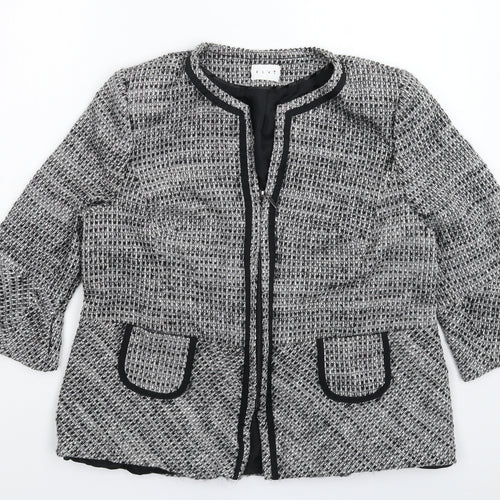 ELVI Womens Grey   Jacket  Size 16