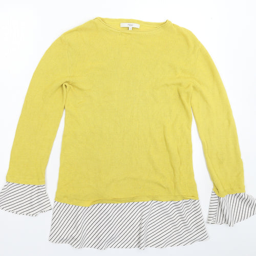 NEXT Womens Yellow  Knit Pullover Jumper Size 12