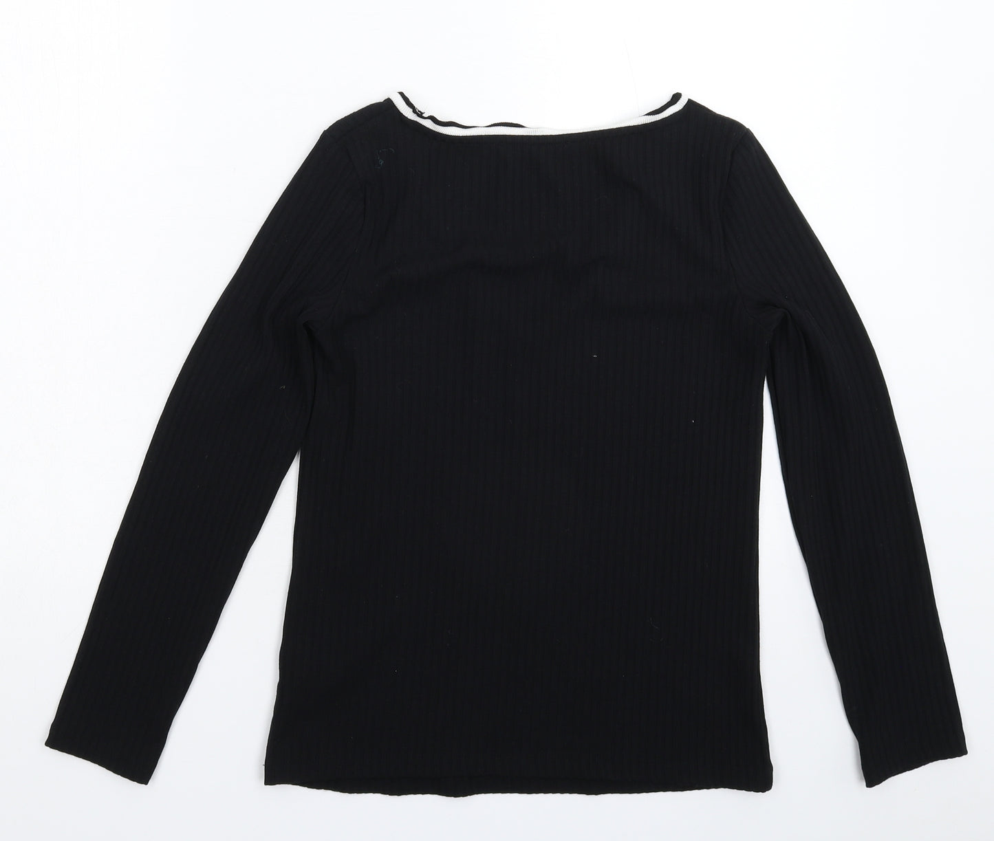 Marks and Spencer Womens Black  Knit Pullover Jumper Size 10