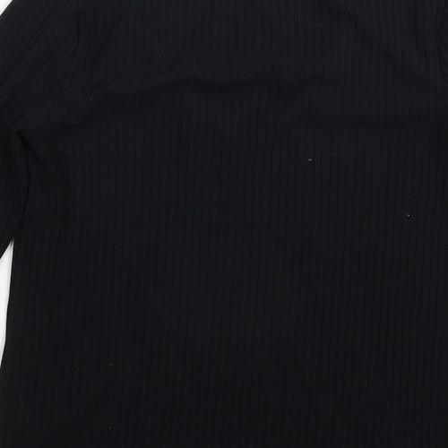 Marks and Spencer Womens Black  Knit Pullover Jumper Size 10