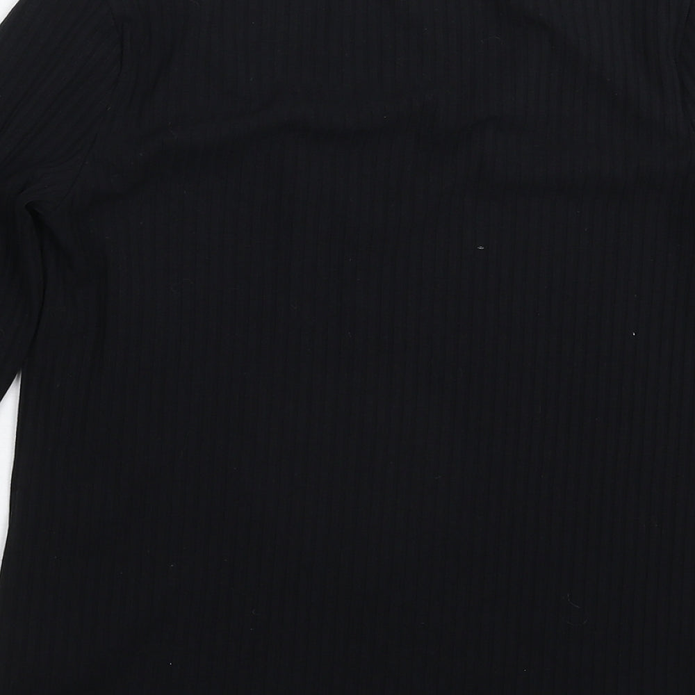 Marks and Spencer Womens Black  Knit Pullover Jumper Size 10
