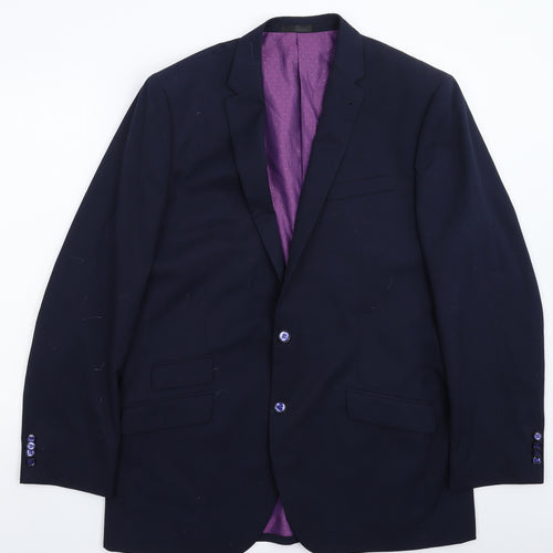 Greenwoods Mens Blue   Jacket Suit Jacket Size 44