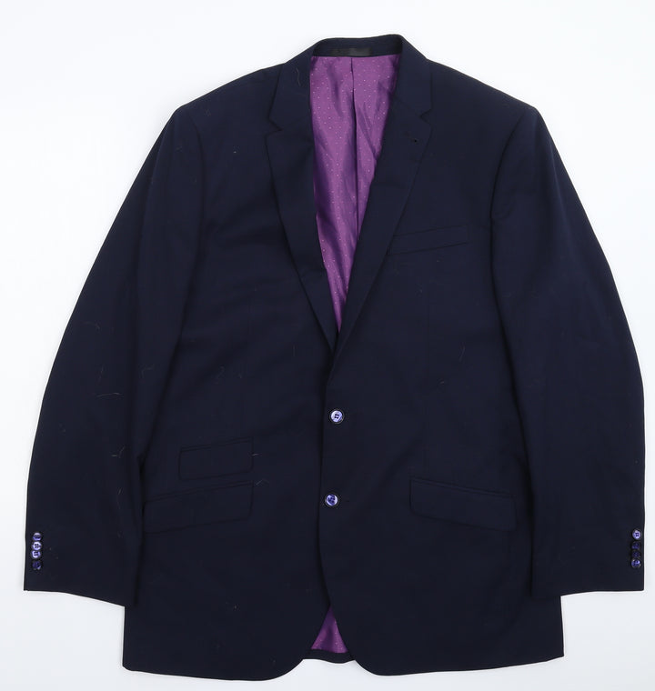 Greenwoods Mens Blue   Jacket Suit Jacket Size 44