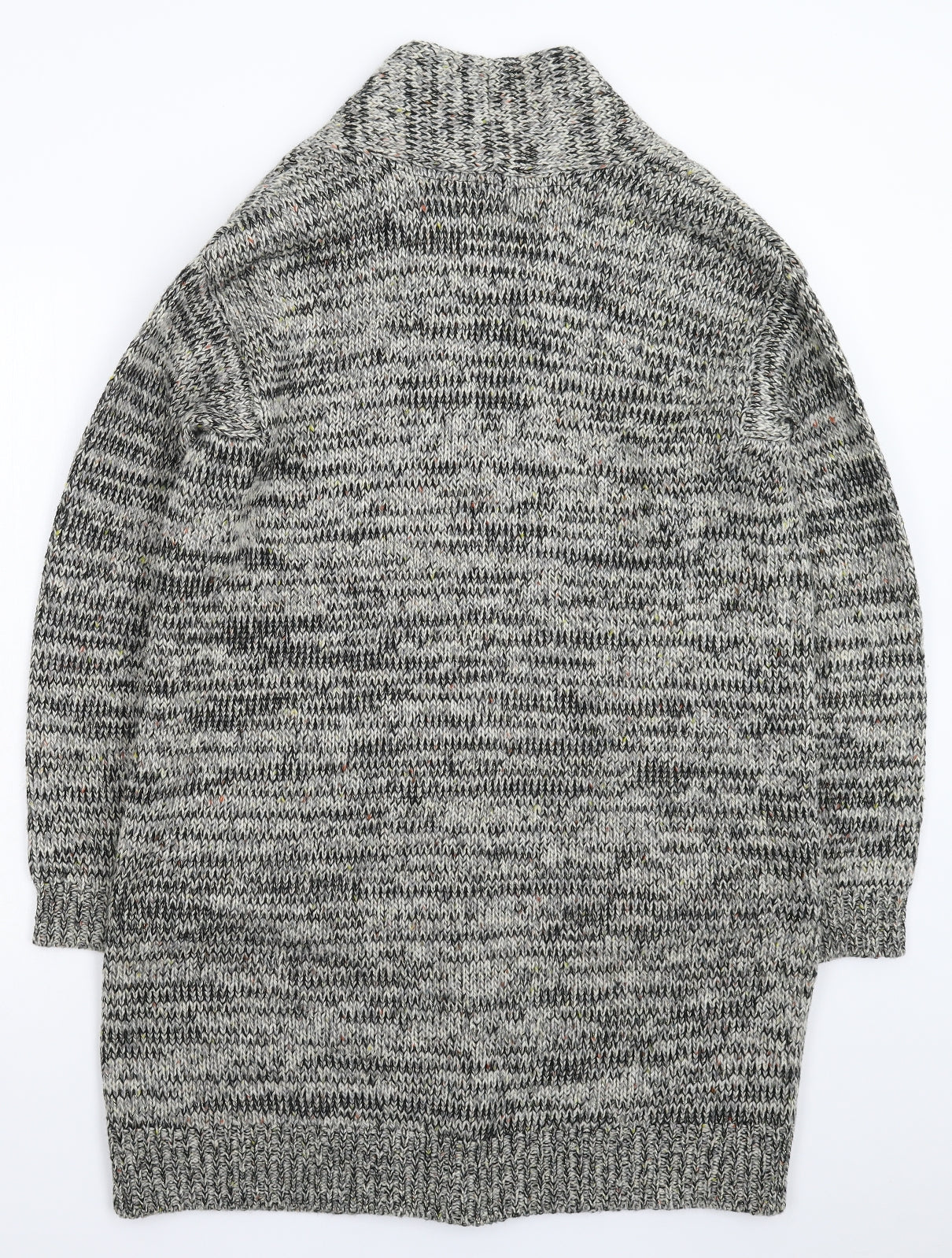 Wallis Womens Grey  Knit Cardigan Jumper Size M  - Oversized