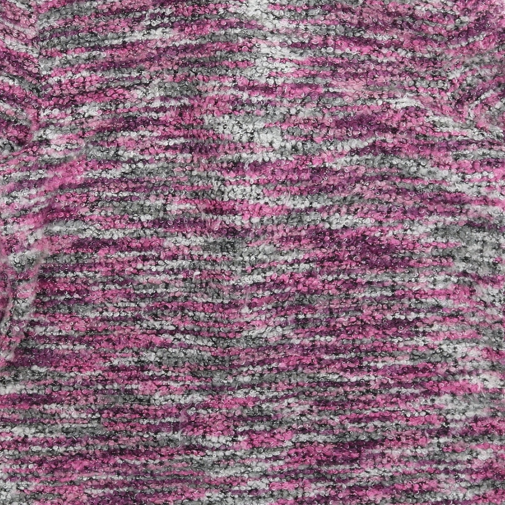 Classics Womens Multicoloured  Knit Jacket Coatigan Size 12