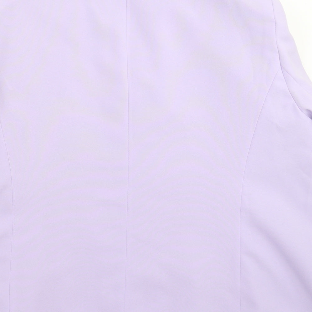 Classics Womens Purple   Jacket Suit Jacket Size 28