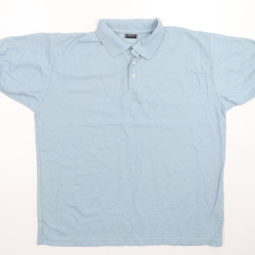 Modern Casuals Mens Blue    Polo Size L