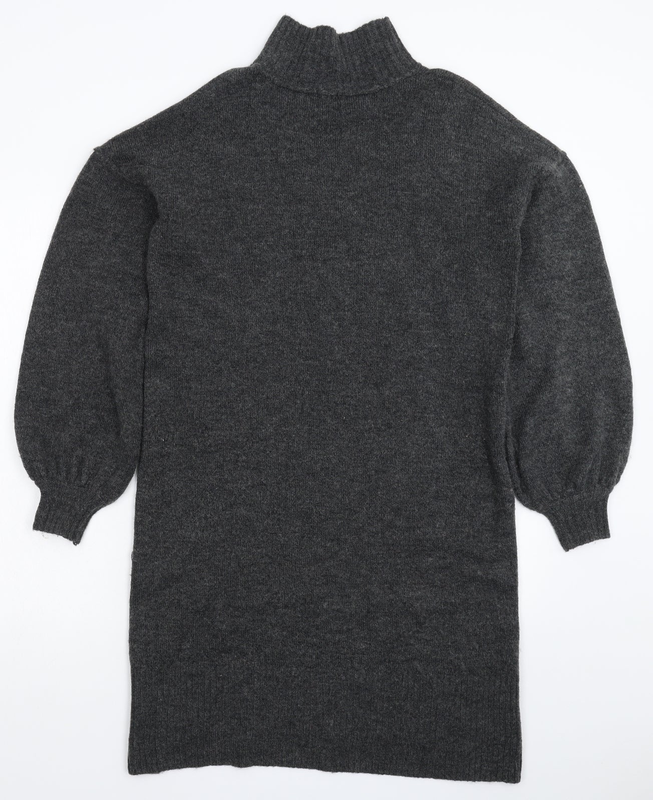 River Island Womens Grey  Knit Jumper Dress  Size S