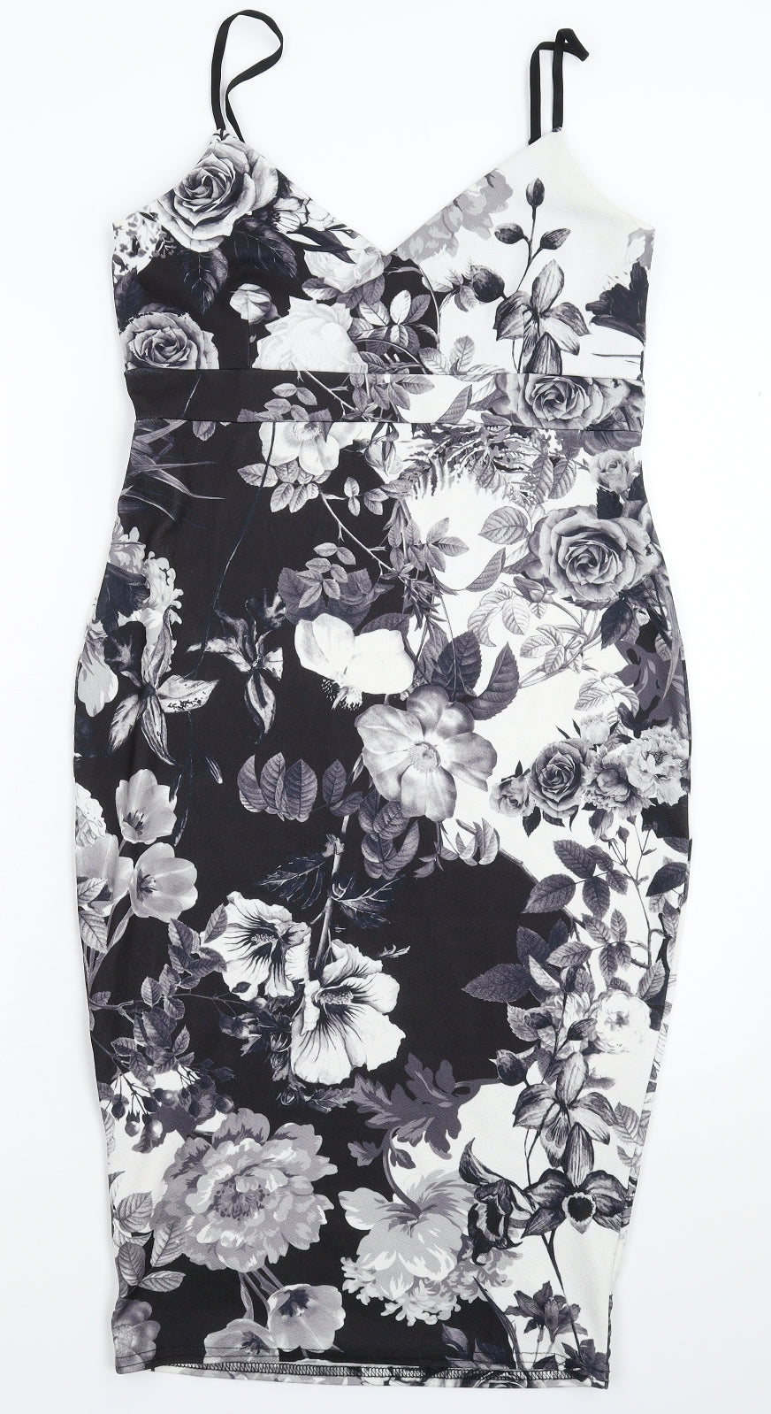 Grape Womens Multicoloured Floral  Bodycon  Size 14