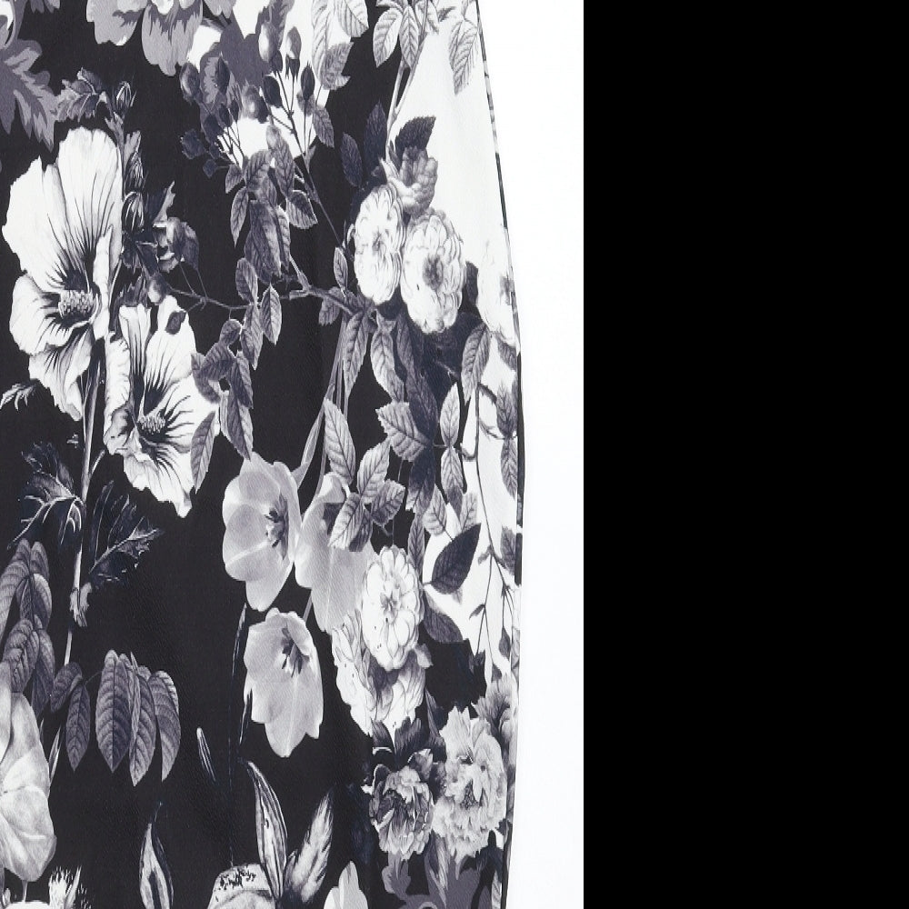 Grape Womens Multicoloured Floral  Bodycon  Size 14