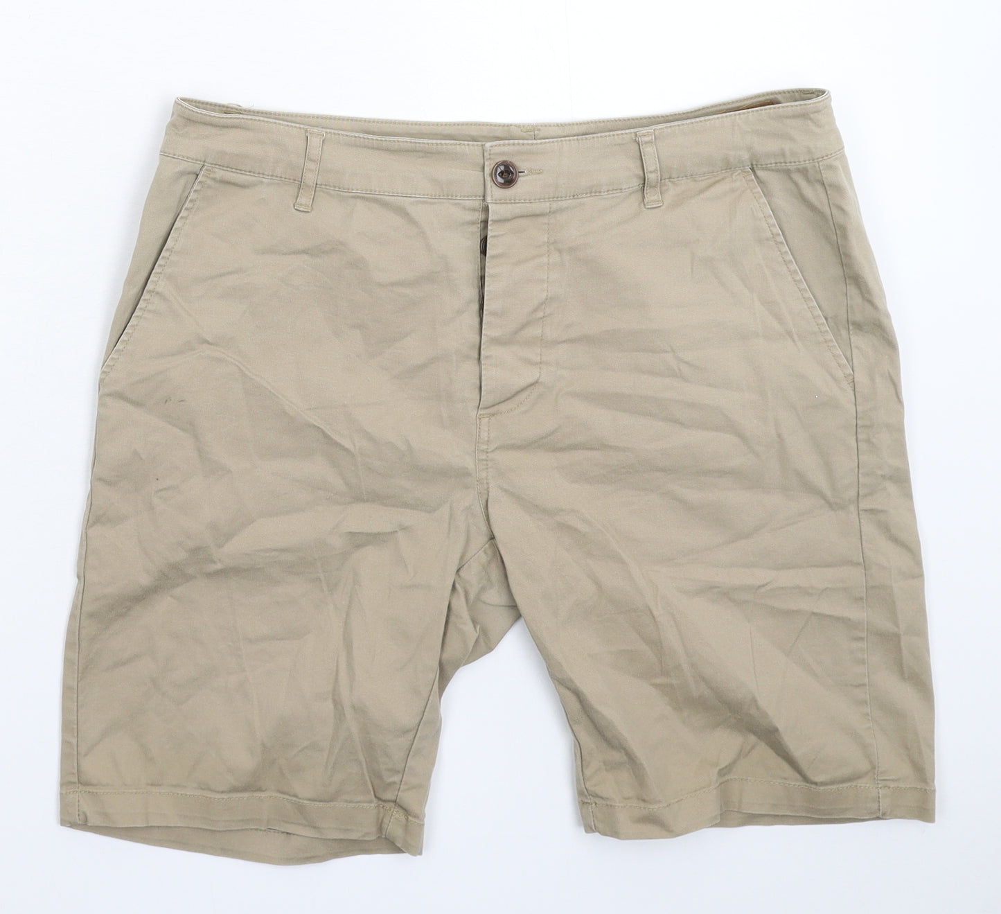 ASOS Mens Beige   Chino Shorts Size 32
