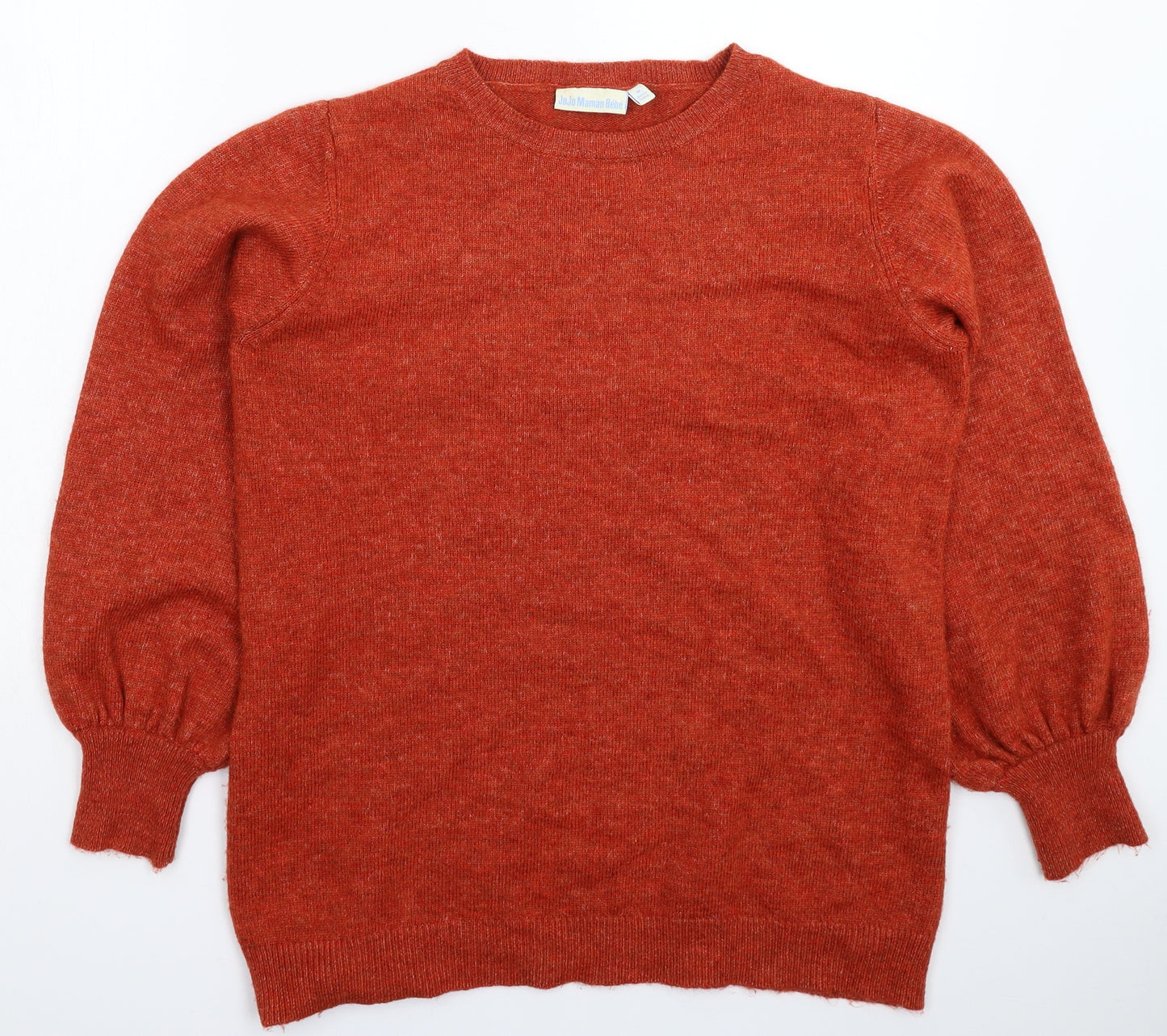 JoJo Maman Bébé Womens Orange  Knit Pullover Jumper Size M  - Oversized