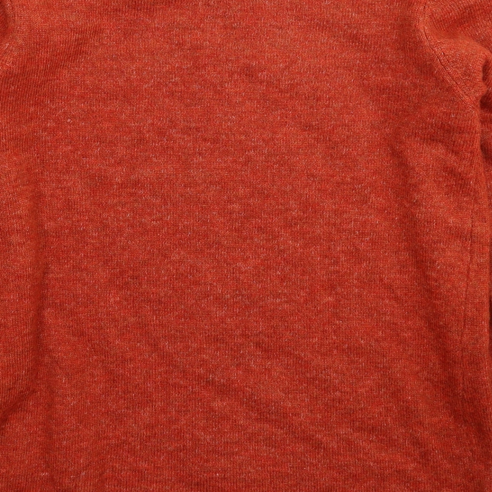 JoJo Maman Bébé Womens Orange  Knit Pullover Jumper Size M  - Oversized