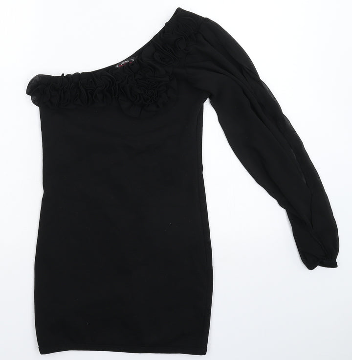 Miss Selfridge Womens Black Mini Size 10