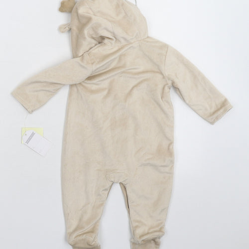 George Baby Grey   Babygrow One-Piece Size 3-6 Months