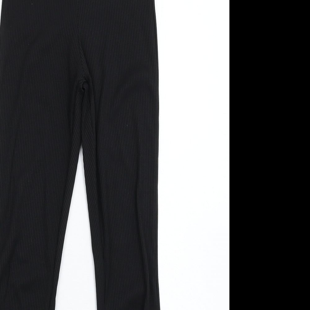 Topshop Womens Black   Capri Leggings Size 4 L28 in