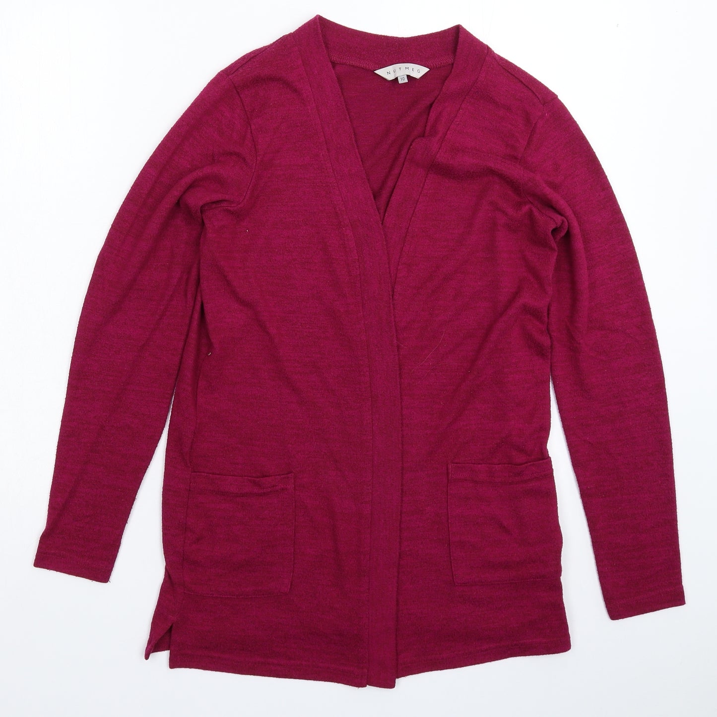 Nutmeg Womens Pink  Knit Cardigan Jumper Size 10