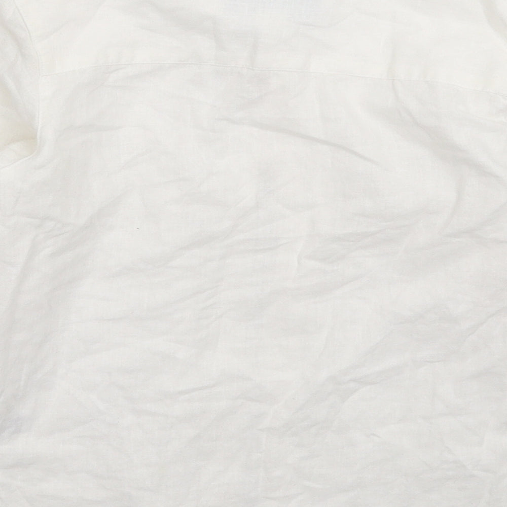 Monsoon Boys White   Basic Button-Up Size 8 Years