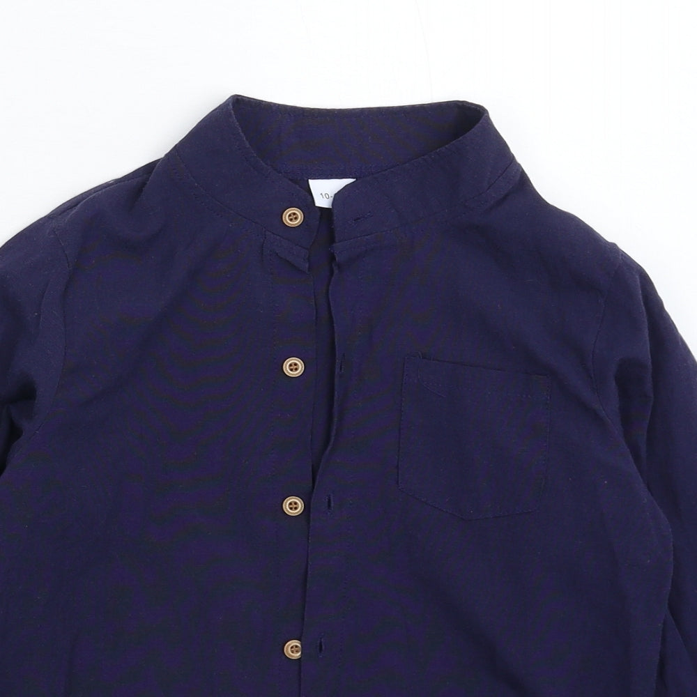 Forhan Boys Blue   Basic Button-Up Size 10-11 Years