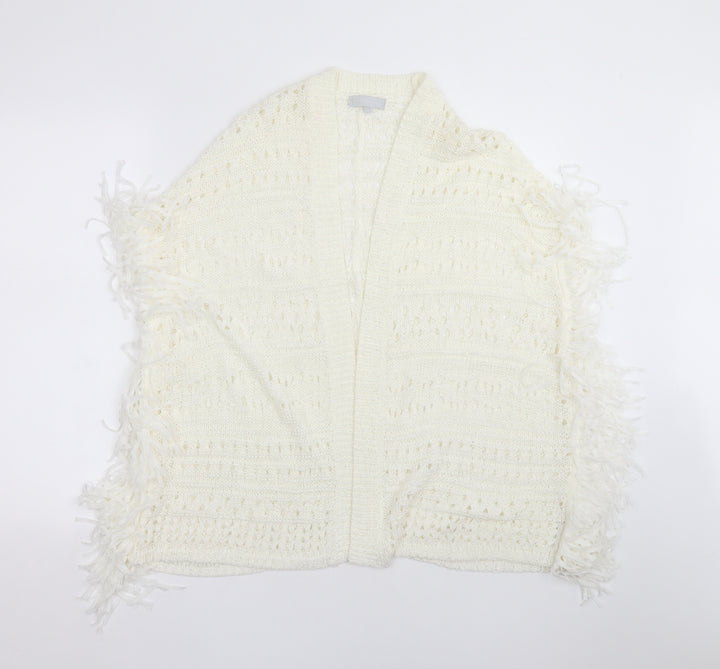 Red Herring Womens Ivory Knit Cardigan Jumper Size S