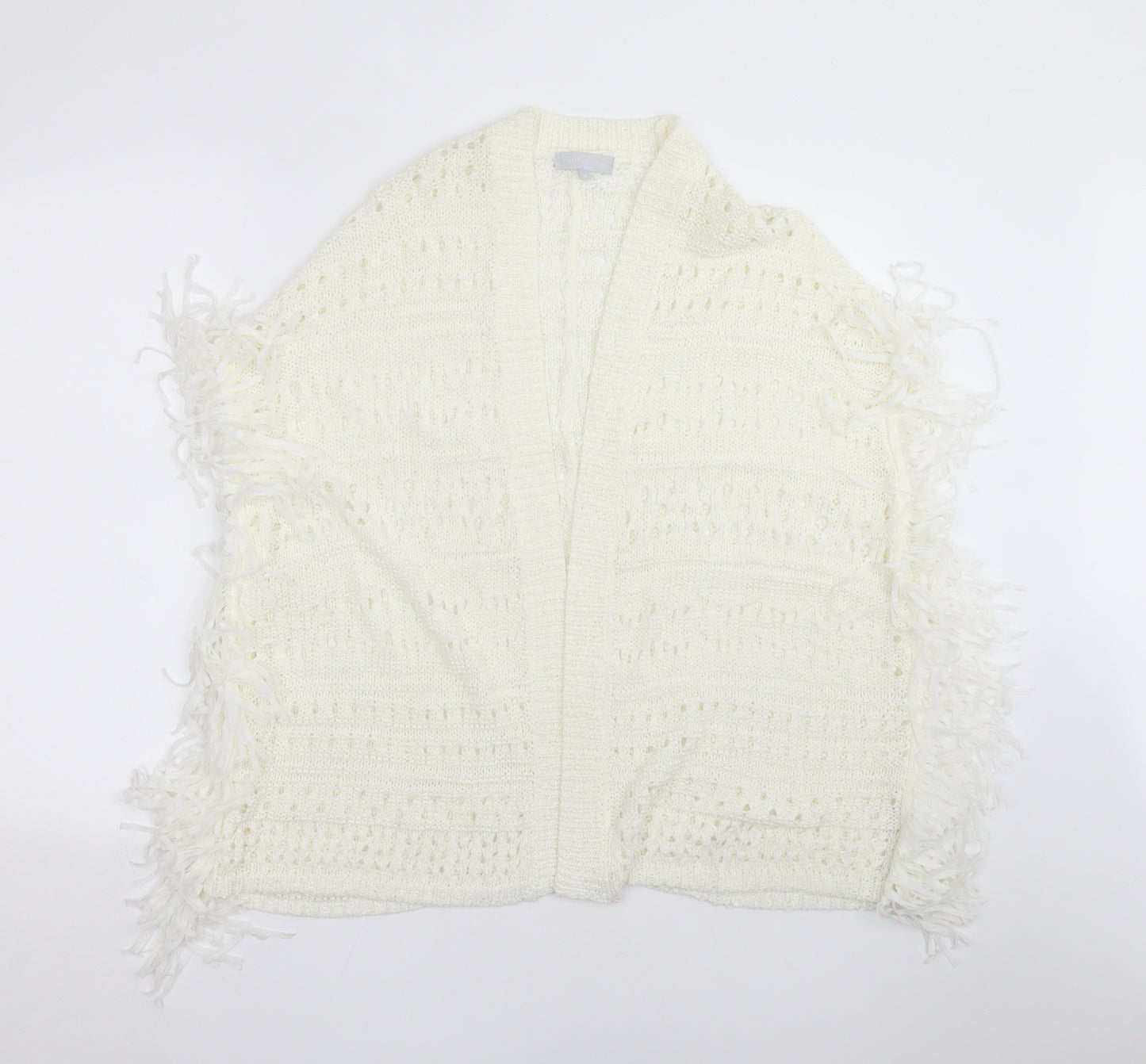 Red Herring Womens Ivory  Knit Cardigan Jumper Size S