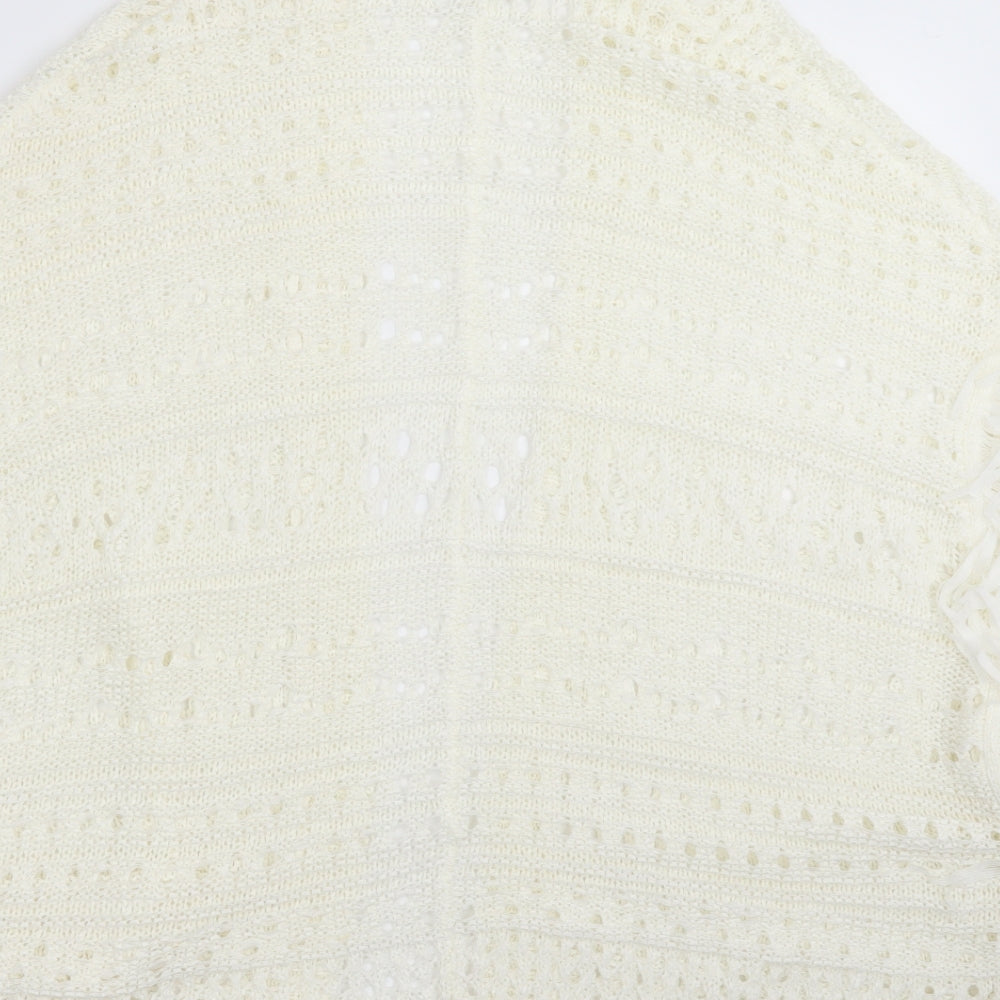 Red Herring Womens Ivory  Knit Cardigan Jumper Size S