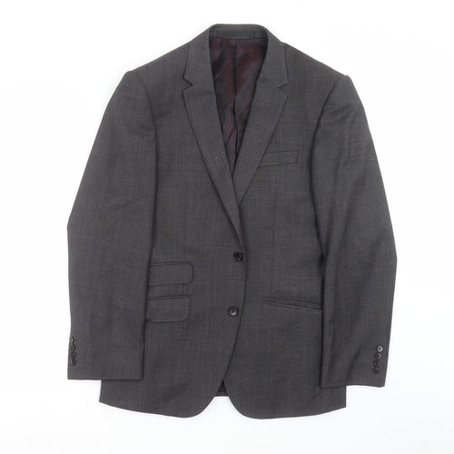 Marks and Spencer Mens Grey   Jacket Suit Jacket Size 38  - Tailored fit