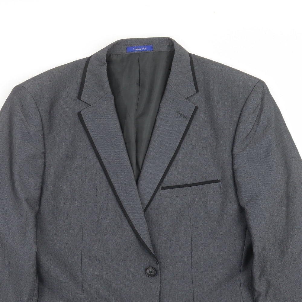 Peter Werth Mens Grey   Jacket Suit Jacket Size 42