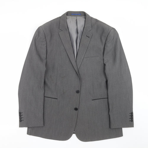 Taylor & Wright Mens Grey   Jacket Suit Jacket Size 44  - Tailored fit