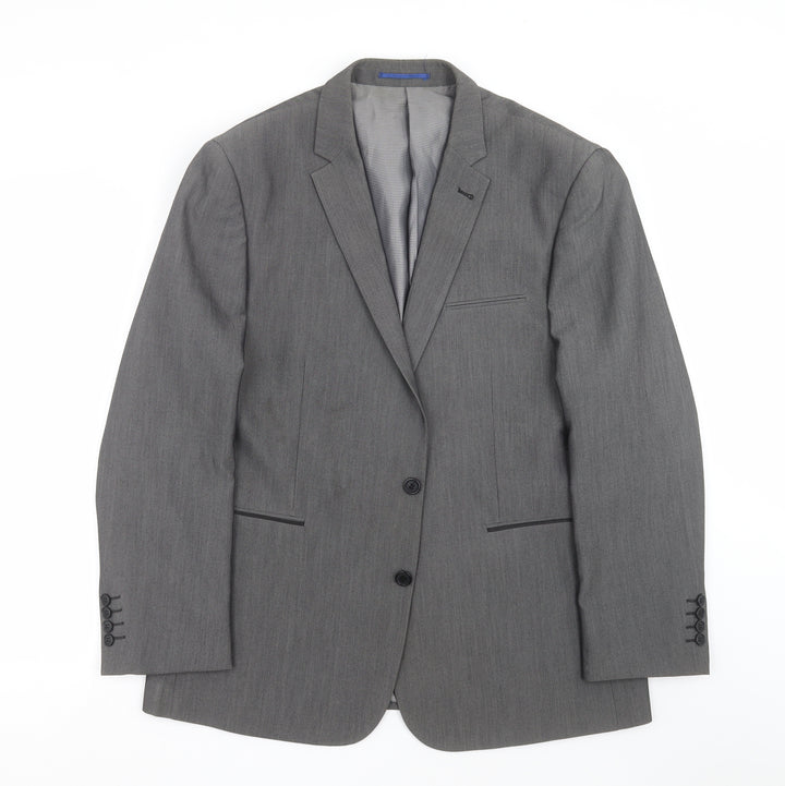 Taylor & Wright Mens Grey   Jacket Suit Jacket Size 44  - Tailored fit