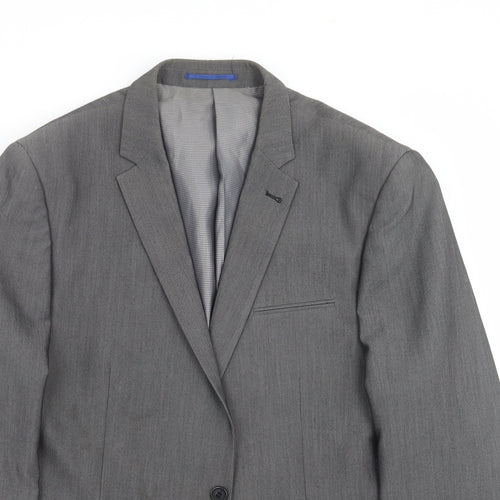 Taylor & Wright Mens Grey   Jacket Suit Jacket Size 44  - Tailored fit