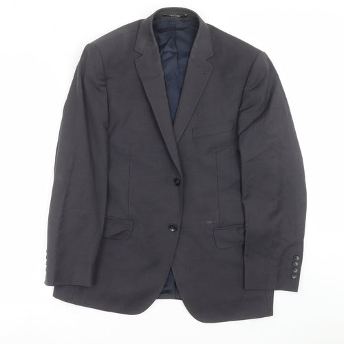 vesari Mens Grey   Jacket Suit Jacket Size 42
