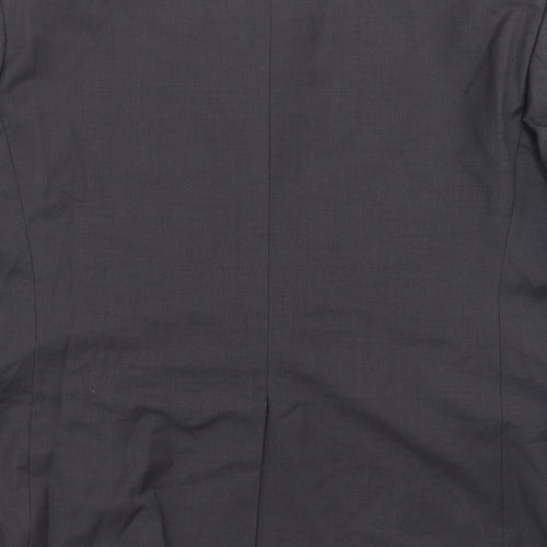 vesari Mens Grey   Jacket Suit Jacket Size 42