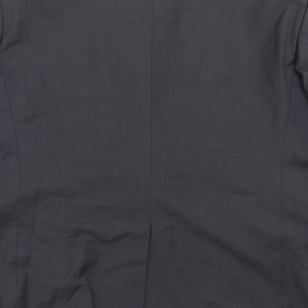 vesari Mens Grey   Jacket Suit Jacket Size 42