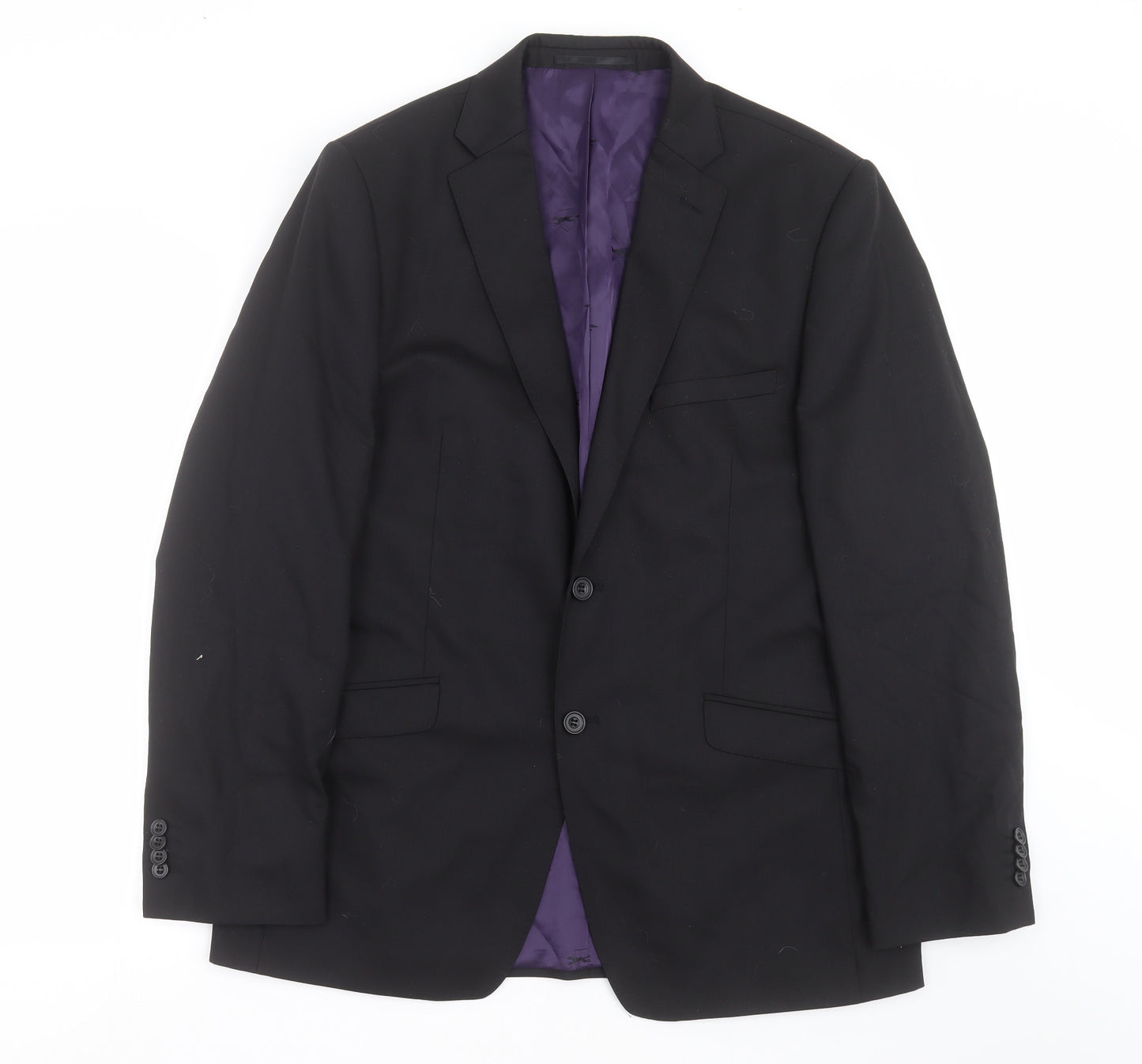 Paul Costelloe Mens Black   Jacket Suit Jacket Size 40