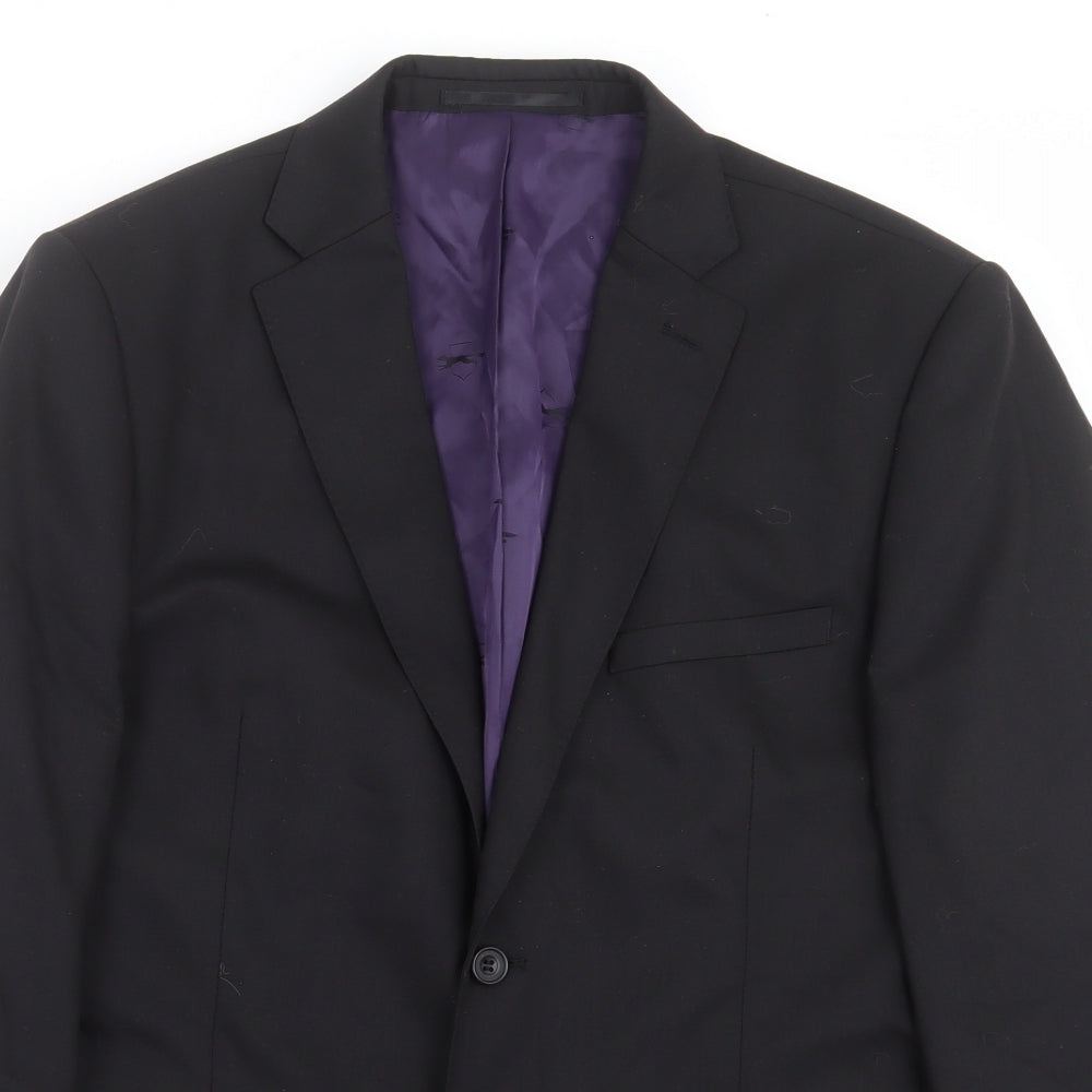 Paul Costelloe Mens Black   Jacket Suit Jacket Size 40