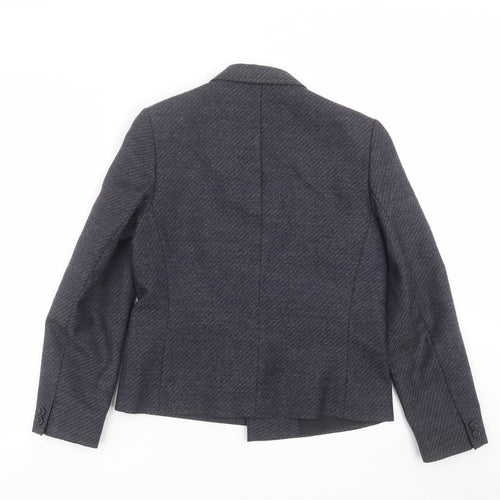 Marks and Spencer Womens Blue Striped  Jacket Suit Jacket Size 12
